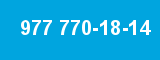977 770-18-14 977 770-18-14